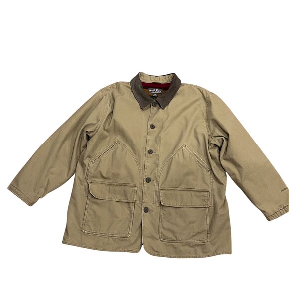 Woolrich Canvas Fleece Lined Chore Jacket Dark Wheat, XXL - Picture 11 of 11